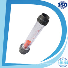 Gray Clear Lzs-15 Flujómetro de tubería de plástico 10-100L / H Medidor de medición de flujo de agua líquida